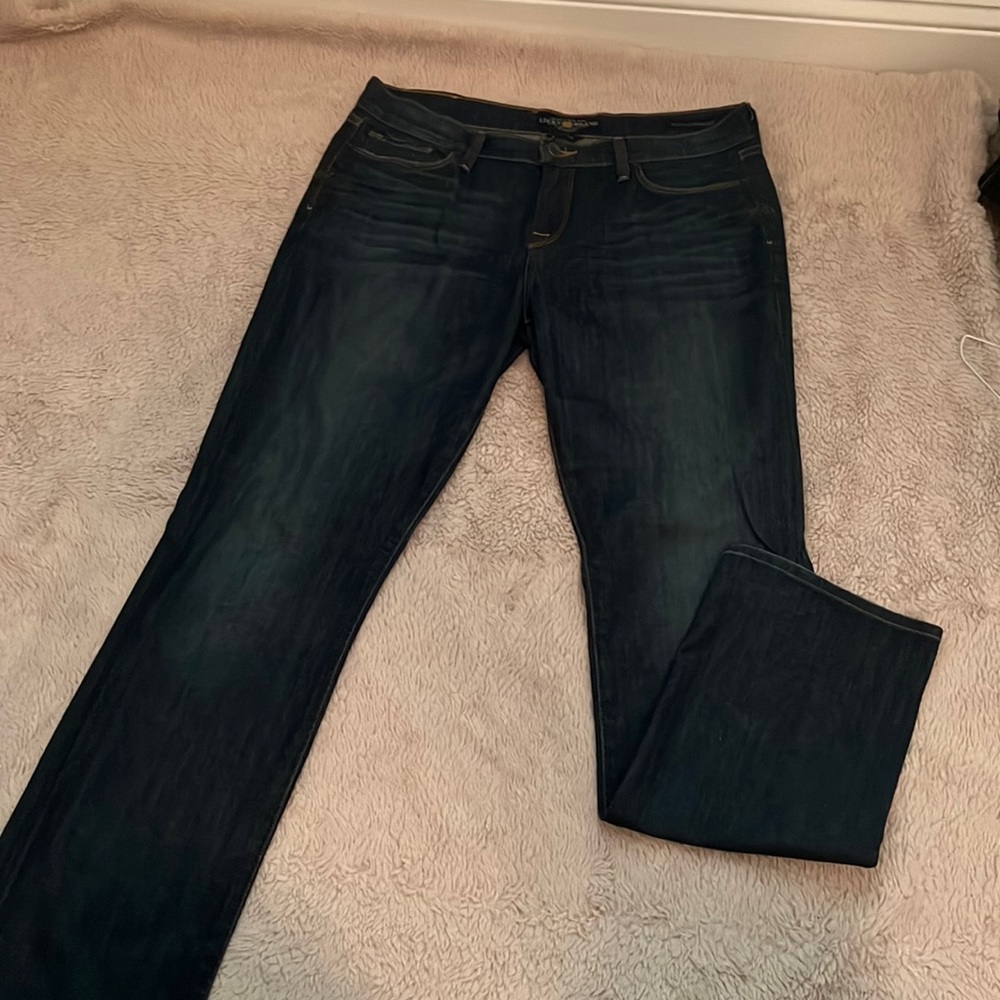 Country concert Lucky Brand Sofia straight size 14 jeans / Like new